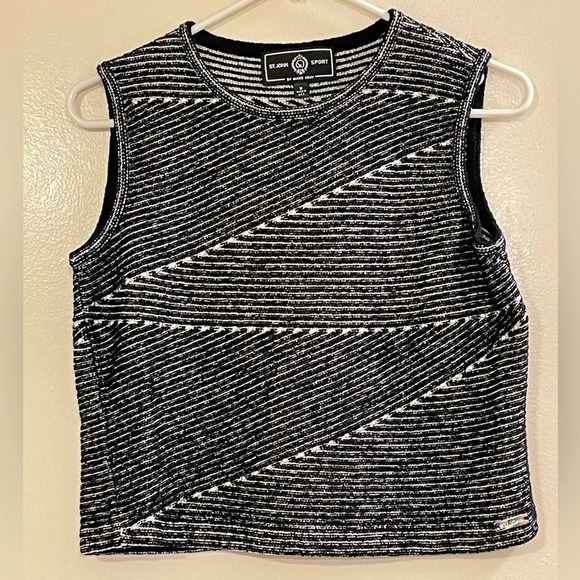 ST. JOHN SPORT by MARIE GRAY Knit Tank Sweater - Picture 1 of 7